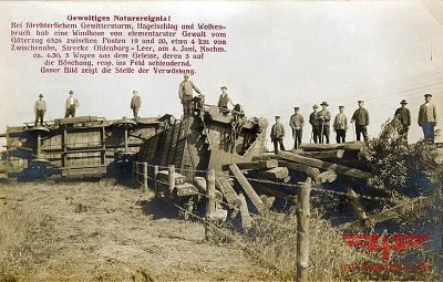 Unfall bei Ocholt 1910