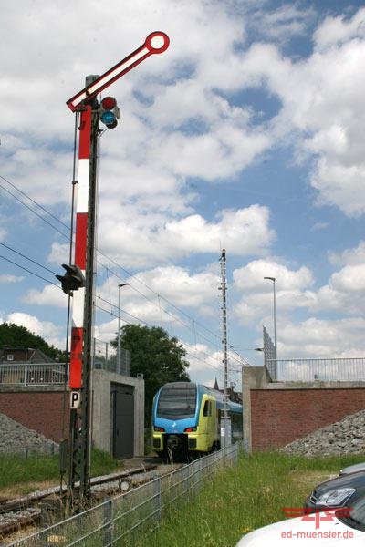 Emden-Außenhafen, Ausfahrt ET403