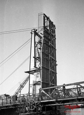 Klappbrücke Emder Fahrwasser, 1953