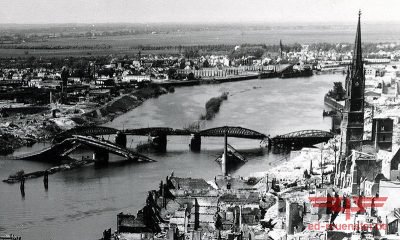 Bremen, Weserbrücke, 1945